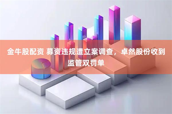 金牛股配资 募资违规遭立案调查，卓然股份收到监管双罚单