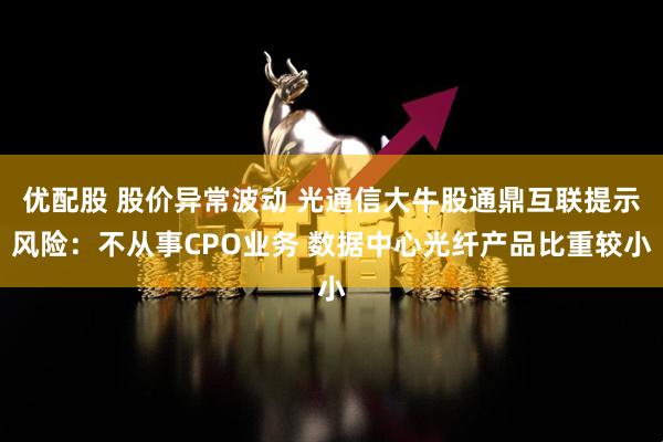 优配股 股价异常波动 光通信大牛股通鼎互联提示风险：不从事CPO业务 数据中心光纤产品比重较小