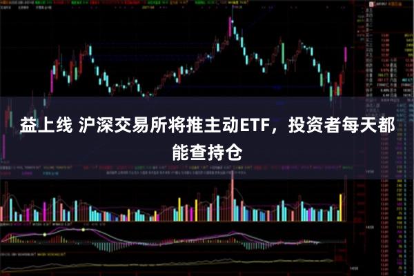 益上线 沪深交易所将推主动ETF，投资者每天都能查持仓