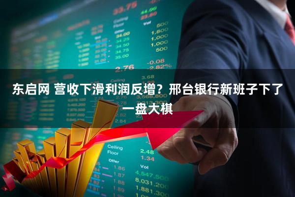 东启网 营收下滑利润反增？邢台银行新班子下了一盘大棋